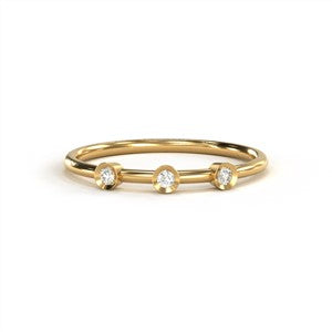 trinity radiance diamond ring